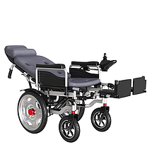 Складний електричний візок для інвалідів з підголовником MIRID D-812, фото 2