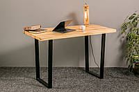 Прямоугольный стол из массива дерева в стиле loft EcoWalnut M (Сосна) L - 1500x600x750 мм