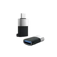 Перехідник OTG XO NB149F USB 2.0 to Type-C Black
