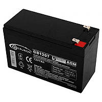 Батарея (Акумулятор) 12V 7Ah Gemix GB1207 Black чорна нова