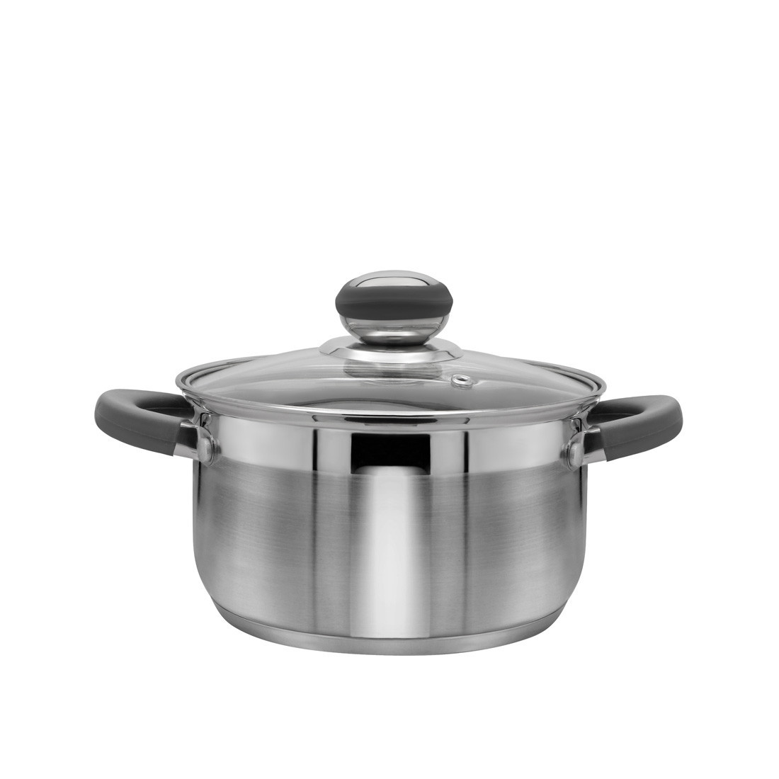 Каструля з нержавіючої сталі Zauberg 2,6 л ZB-2,6 CG GREY
