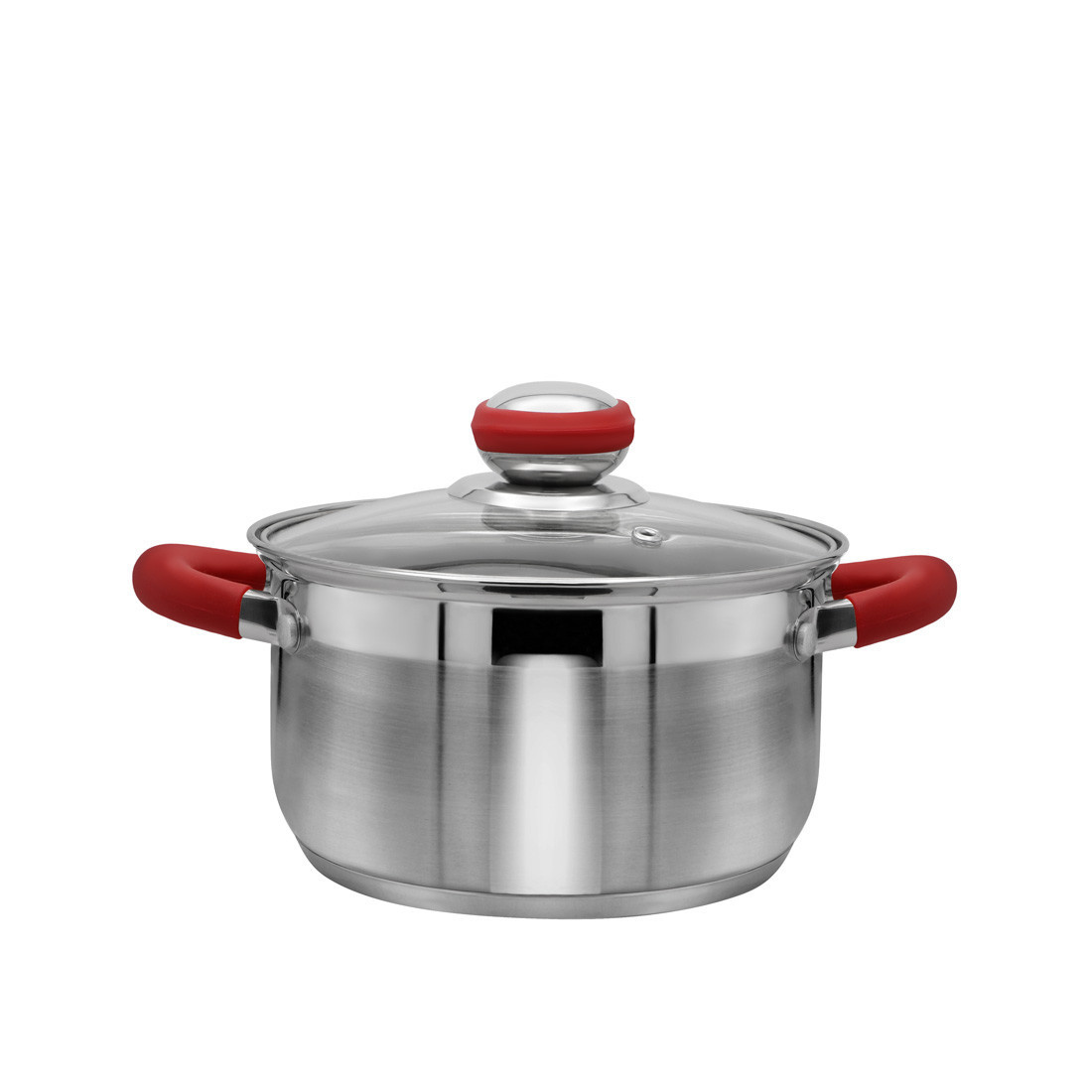 Каструля з нержавіючої сталі Zauberg 2,6 л ZB-2,6 CR RED