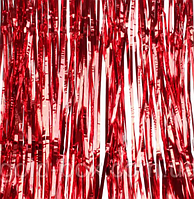 Завіса фольга Червона 1х2м