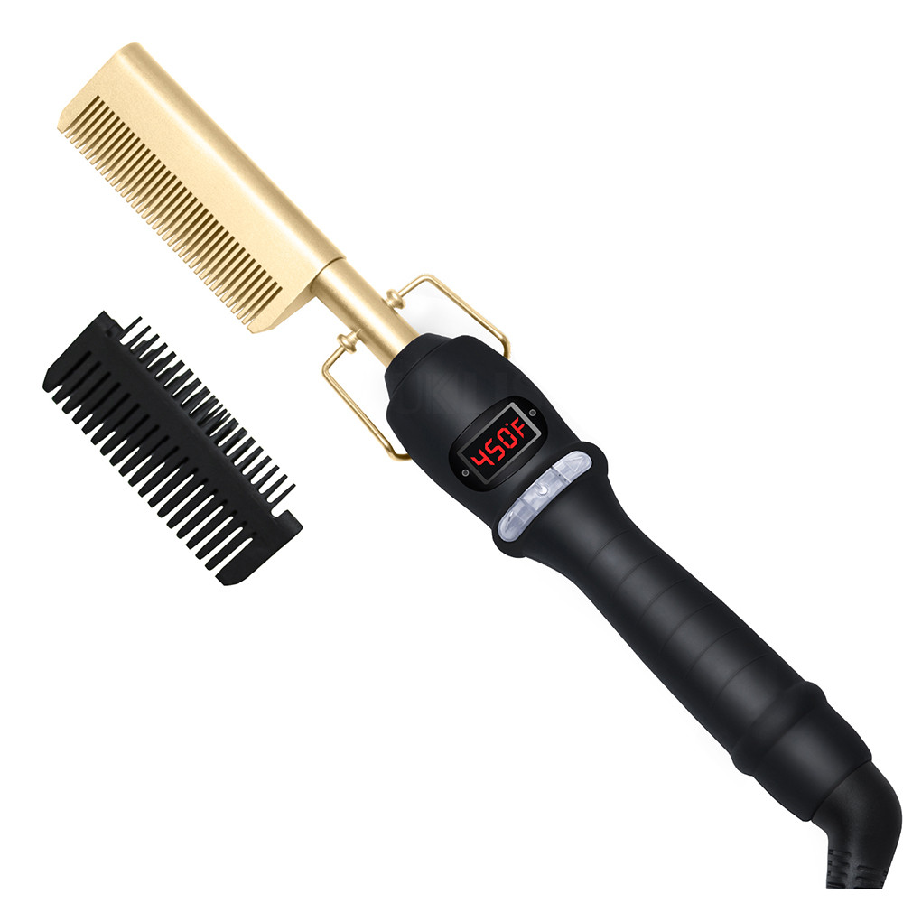 Гребінець для випрямлення волосся 2 в 1 електричний Styling comb