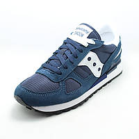 Замшевые мужские кроссовки Saucony Shadow Original синие