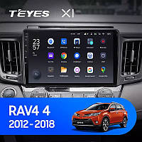 Штатная магнитола Android для Toyota RAV4 4 XA40 5 XA50 2012-2018 - A 10" Teyes X1 2+32Gb 10 дюймов