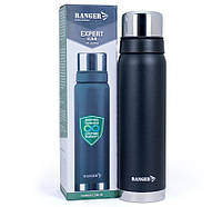 Термос ranger 0.9л для чая металлический с двумя чашками, Термос туристический стальной, Термосы питьевые