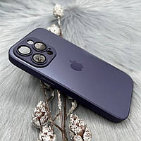 Протиударний чохол Matte Glass case для iPhone 14 Pro Max Deep Purple