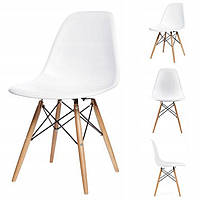 Набор обеденных стульев из 4 шт., современный белый, Комплект стульев, Обеденные стулья для гостиной