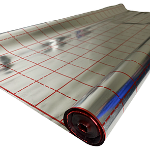 Фольгована плівка з розміткою для теплої підлоги, 50 м.кв