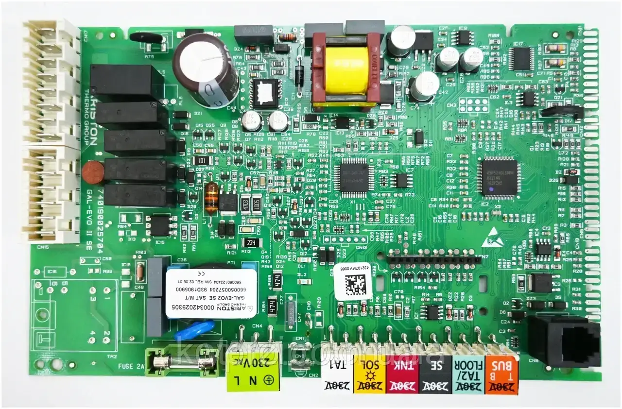 Плата для газового котла Ariston HS X, CARES Х, Chaffoteaux ALIXIA ULTRA, INOA ULTRA 65115782-05 з дисплеєм