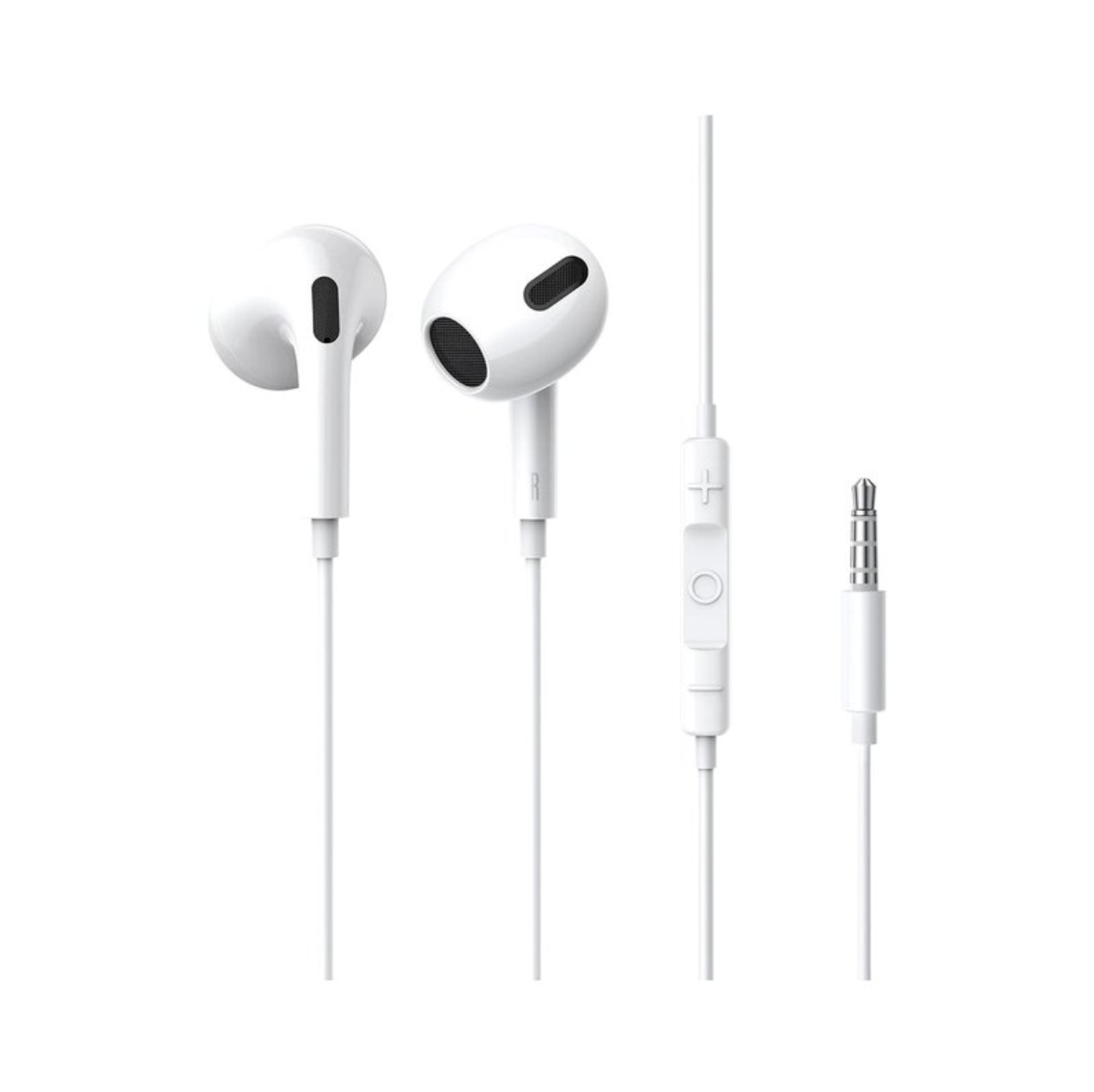 Навушники Baseus Encok 3.5mm lateral in-ear Wired Earphone H17 White