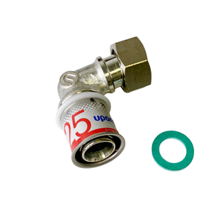 Коліно з накидною гайкою Uponor S-Press PLUS 20-3/4"ВР