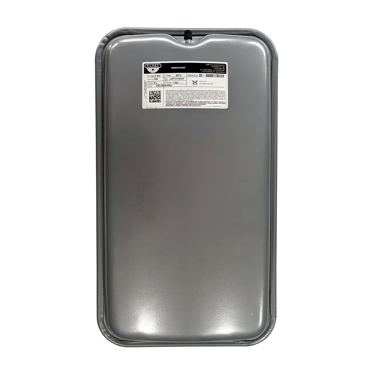 Розширювальний бак Zilmet OEM-PRO 8 літрів 3/8" (арт. 539/L 13S0000804)