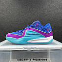 Eur36-46 баскетбольні кросівки Nike KD 16 “Ready Play” сині з блакитним чоловічі, фото 9