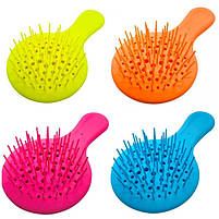 Гребінець для волосся помаранчевий Janeke Superbrush Mini 10SP220 ОFL, фото 5