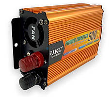 Перетворювач напруги Автомобільний інвертор струму UKC 12 Вт 220 В 500 W