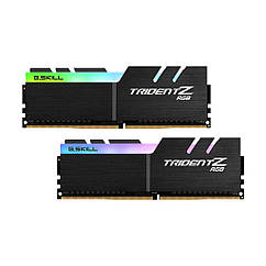 Модуль пам'яті для комп'ютера DDR4 16 GB (2x8GB) 4400 MHz Trident Z RGB G.Skill (F4-4400C18D-16GTZRC)