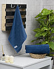 Рушники махрові бавовна однотонні ТM Zeron 50*90, Туреччина колір синій