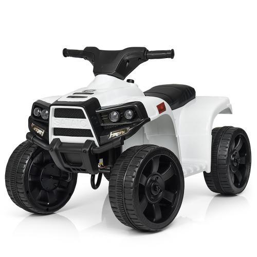 Дитячий електромобіль квадроцикл Bambi електроквадроцикл Бембі до 20 кг M 3893EL-1 білий