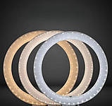 Кільцева LED лампа 3D RGB 26 см кольорова двостороння зі штативом 2 м Селфі кільце для блогерів від USB, фото 9