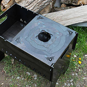 Підставка для казана SHOP-PAN: сталь 3мм, 30х32 см, діаметр 26 см