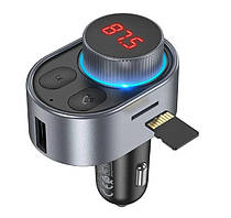 Автомобільний FM модулятор трансмітер Hoco E72 PD30W зі швидкою зарядкою