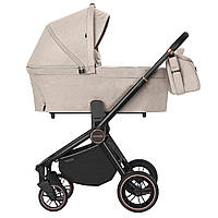 Універсальний візок CARRELLO Epica CRL-8510/1 (2in1) Almond Beige Бежевий, Чорна рама