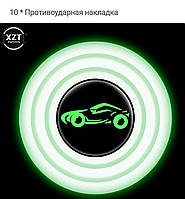 Противоударные 10 шт.силиконовые бамперы на двери,капот, багажник автомобиля , 10 шт.