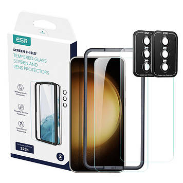 Захисне скло ESR для Samsung Galaxy S23 Plus Protector Set (2 pack), Clear (1D6460101)