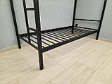 Ліжко двоярусне Фулхем 90*200 металеве, фото 8