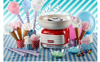 Домашній портативний апарат для солодкої вати Ariete Cotton Candy червоний 500 Вт, фото 6