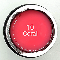 Гель для наращивания ногтей Queen Nails № 10 Coral (камуфлирующий) 30 г