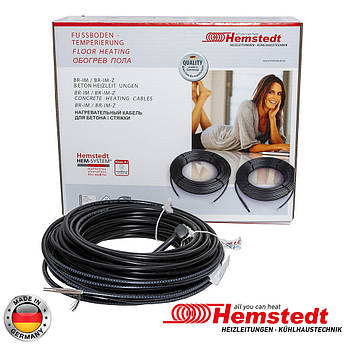 Нагрівальний кабель Hemstedt BR-IM 17, 600 Вт (2.6 - 4.3 м2), електрична тепла підлога