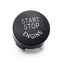 Крышки кнопок старт стоп автомобиля, кнопка запуска/остановки двигателя, BMW E кузовов Черная