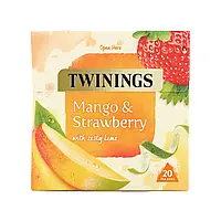 Чай Twinings Strawberry&Mango with Lime Клубника Лайм 20s 40g