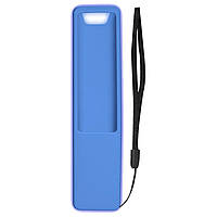 Чехол силиконовый для пульта Samsung (изогнутый корпус) голубой / люминесцентный Prime Tech PREMIUM