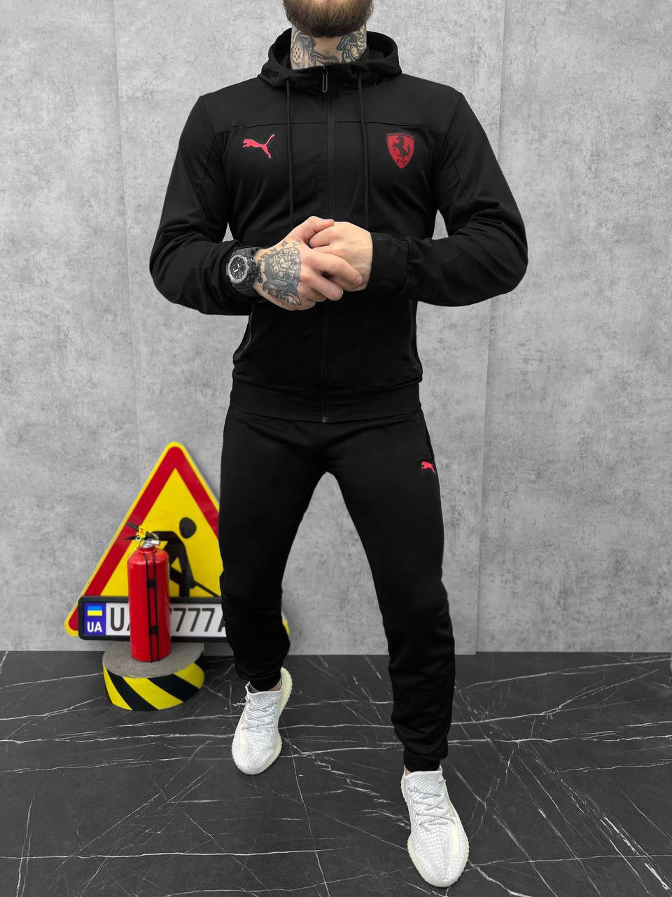 Купити Костюм Puma Ferrari black ПР4292, ціна 1950 ₴ - Prom.ua (ID ...