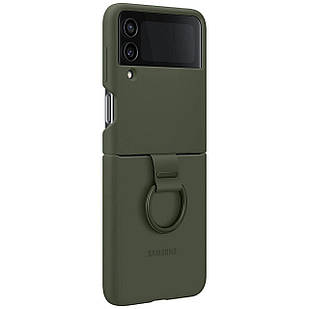 Чохол Samsung Silicone Cover With Ring Khaki для Galaxy Flip 4 EF-PF721TGEGUA