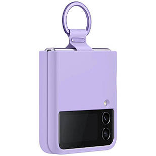 Чохол Samsung Silicone Cover With Ring Lavender для Galaxy Flip 4 EF-PF721TVEGUA