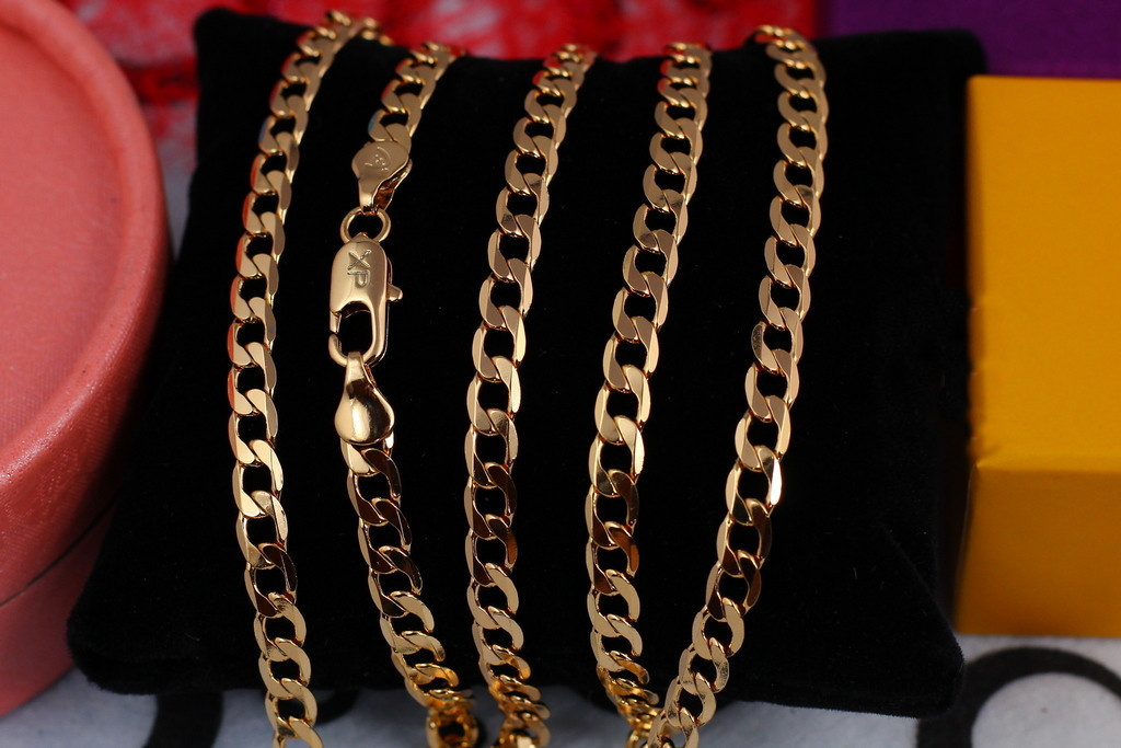 Ланцюг Xuping Jewelry панцирний 50 см 5 мм золотистий