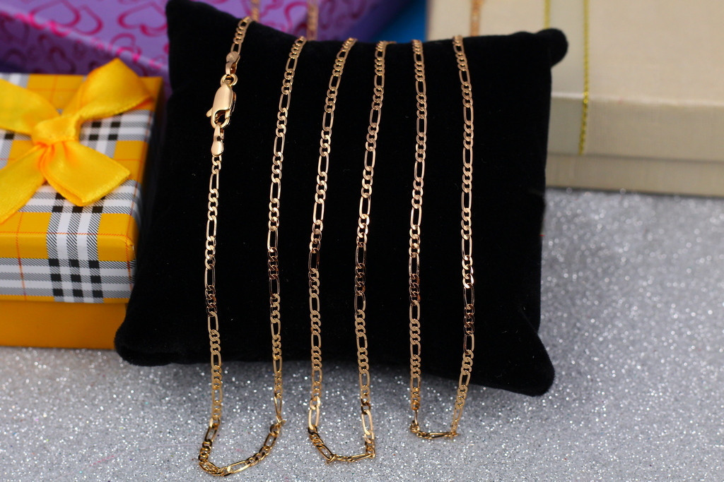 Ланцюг Xuping Jewelry фігаро 50 см 2 мм золотистий