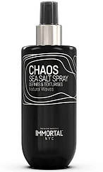 Сольовий матовий спрей для текстури та локонів Immortal Chaos Sea Salt Spray 250 мл