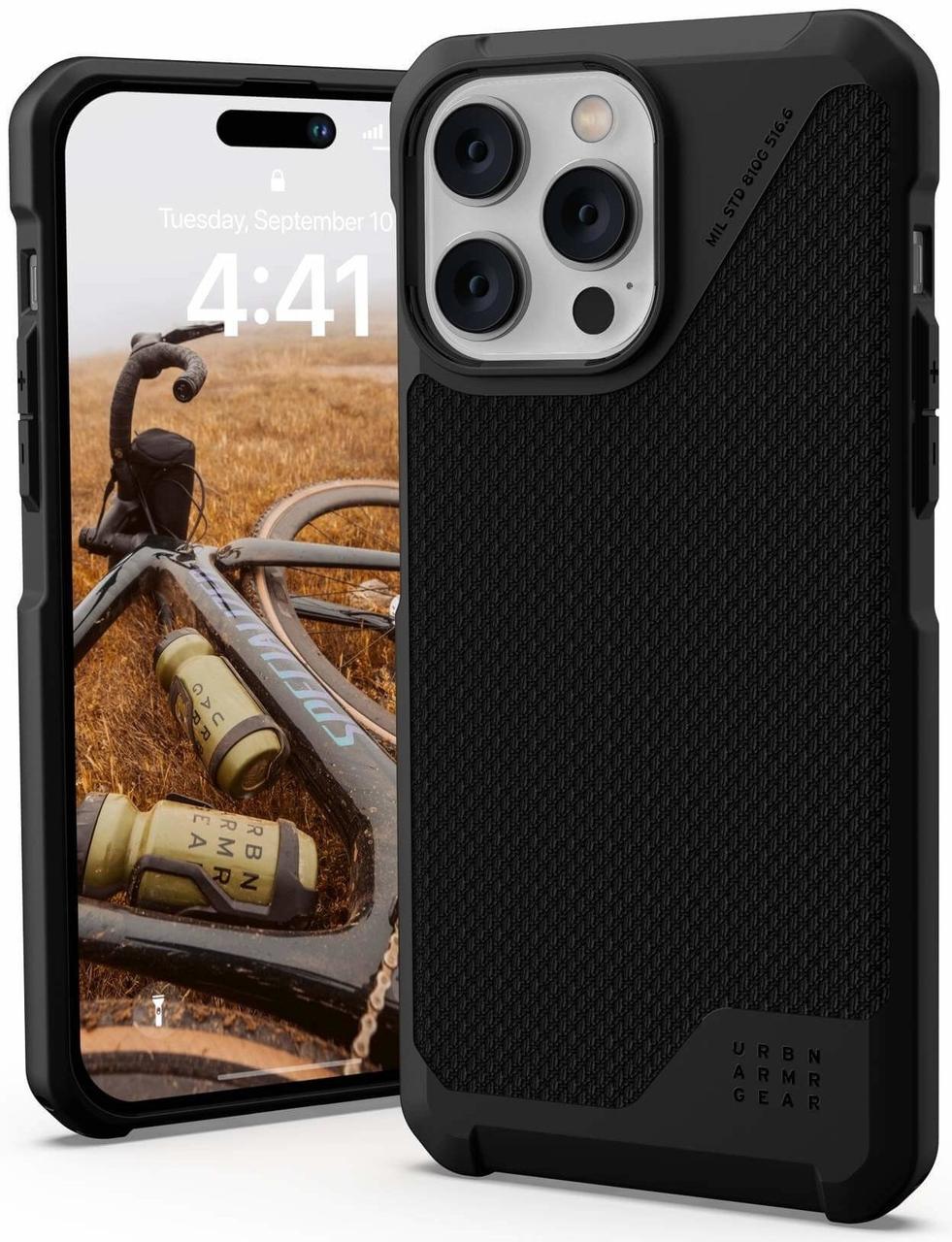 Чохол UAG Metropolis LT Kevlar MagSafe Black для iPhone 14 Pro Max