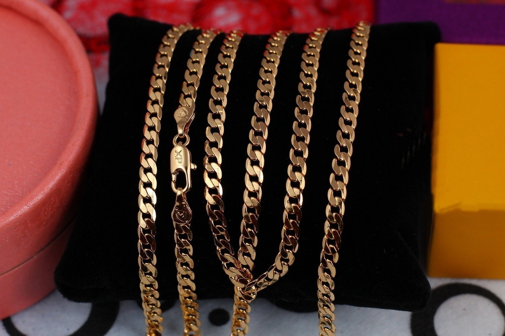 Ланцюг Xuping Jewelry панцирний 45 см 4 мм золотистий