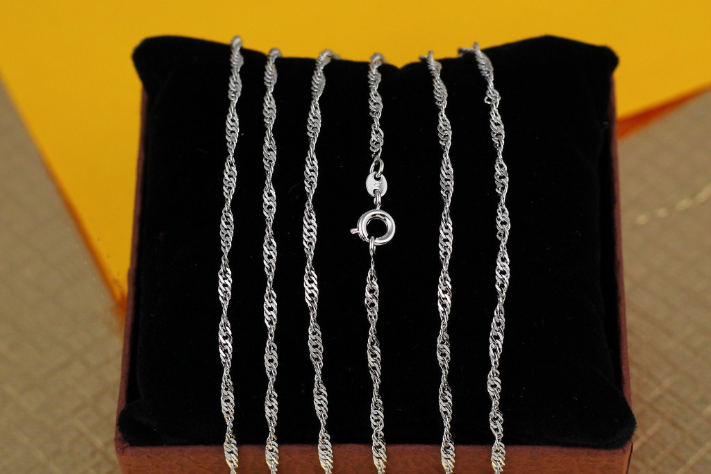 Ланцюг Xuping Jewelry Сингапур 45 см 2 мм сріблястий