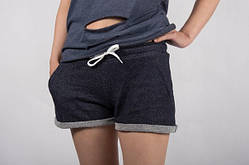 Шорти жіночі спортивні бавовна (графіт)