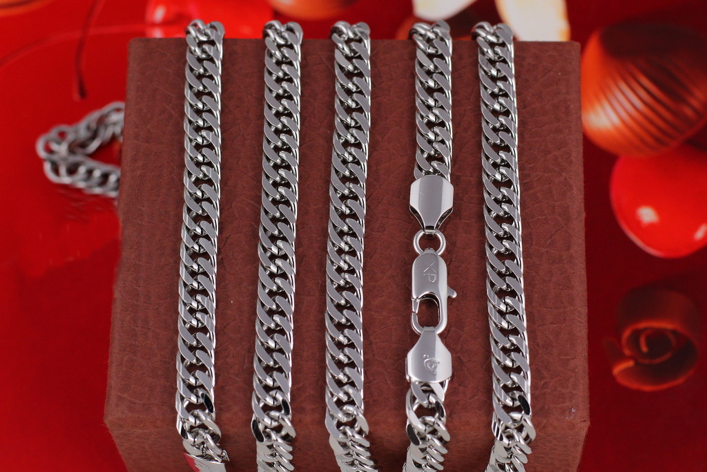 Ланцюг Xuping Jewelry кобра 60 см 7 мм сріблястий