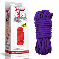 Фіолетова мотузка для зв'язування Fetish Bondage Rope, 10 метрів продаж
