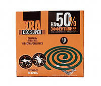 Спирали от комаров KRA DEO Super 10шт